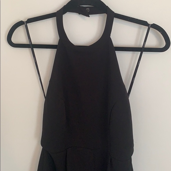 Black halter romper - Picture 3 of 7
